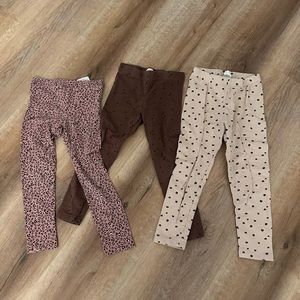 H&M Baby/Toddler Girl Nordic Scandi Leggings Lot